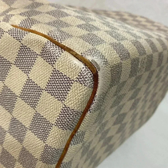 Louis Vuitton Speedy 30 Damier Azur Authentic With Key and Lock 316 - Picture 5 of 15